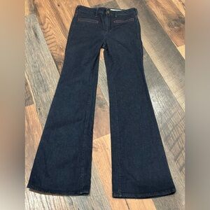 Anthropology Pilcro and the Letterpress High Rise trouser bootcut jeans 26 W